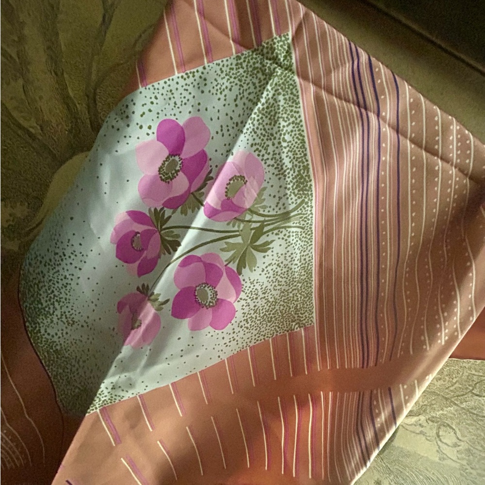 Beautiful Christian Dior Silk Hand Rolled Stitch Scarf * - Picture 5 of 8
